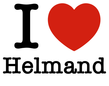 Graphic of I <3 Helmand.