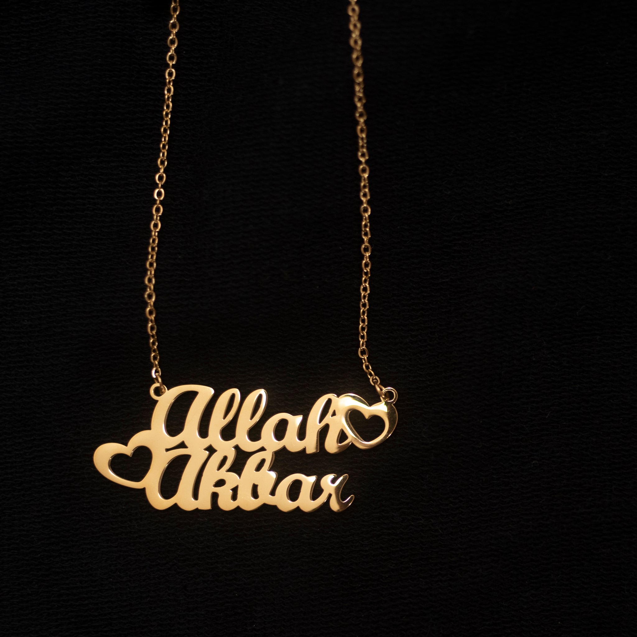 The Say It Loud and Say It Proud Allah Akbar Necklace