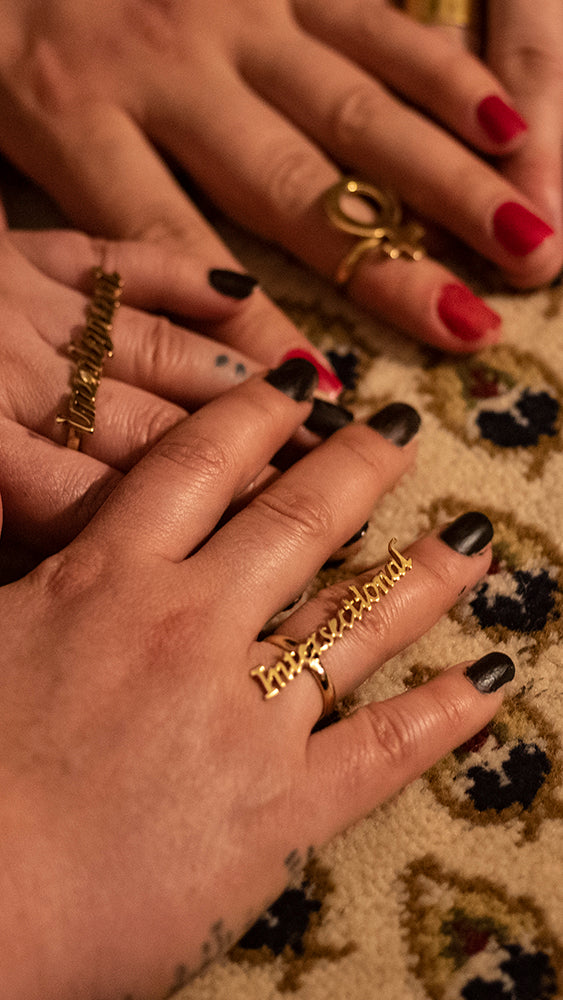 Intersectional Feminists ONLY Ring