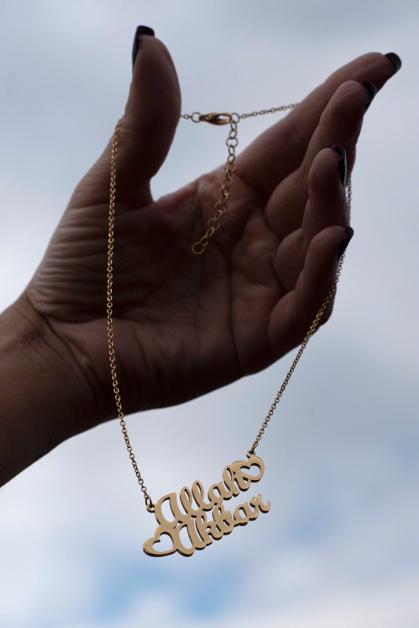 The Say It Loud and Say It Proud Allah Akbar Necklace