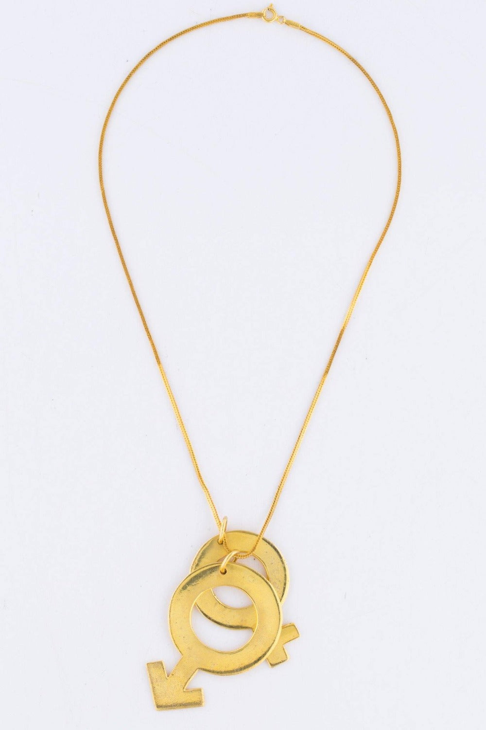 The Pride and Patriarchy Male & Female Necklace - Blingistan