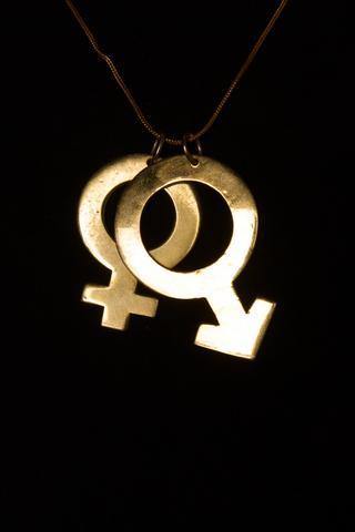 The Pride and Patriarchy Male & Female Necklace - Blingistan