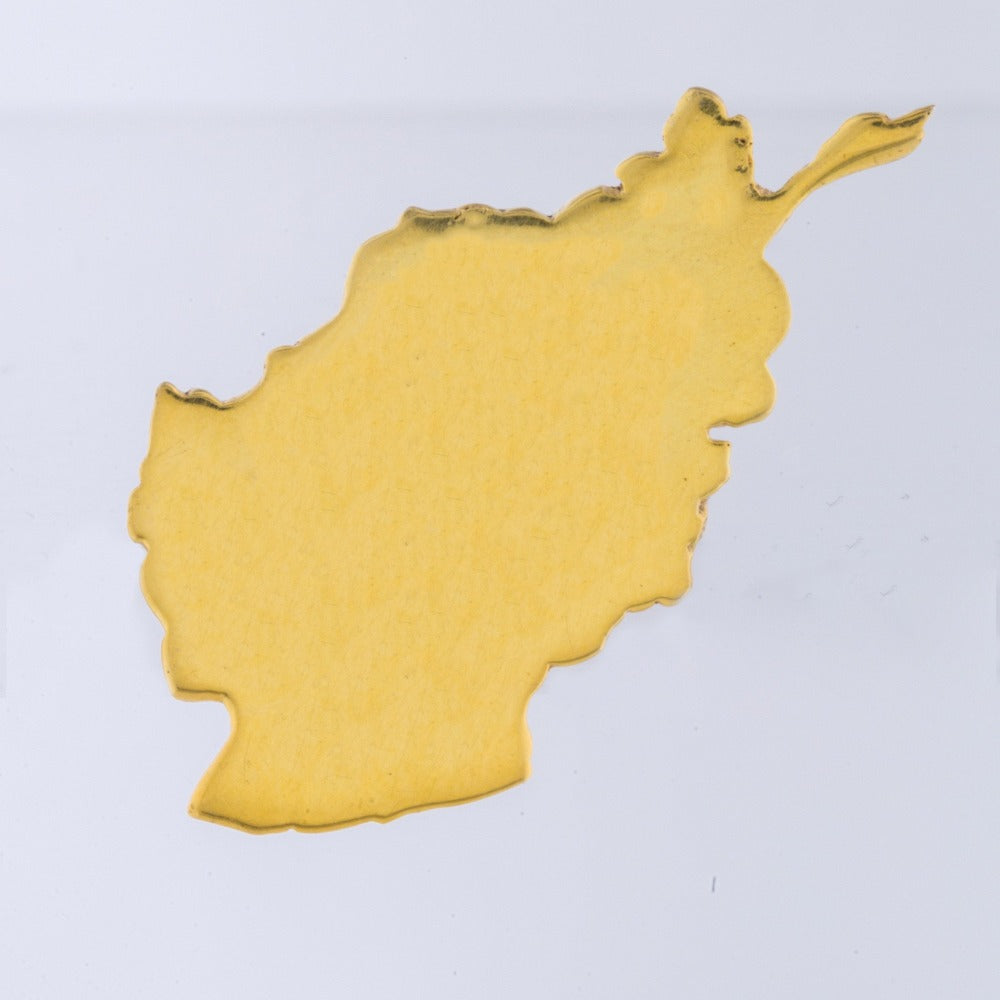 The OG Wataan Three Finger Afghan Map Knuckle Ring - Blingistan